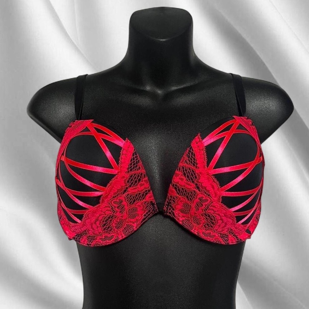 La Senza Red Corset Bra